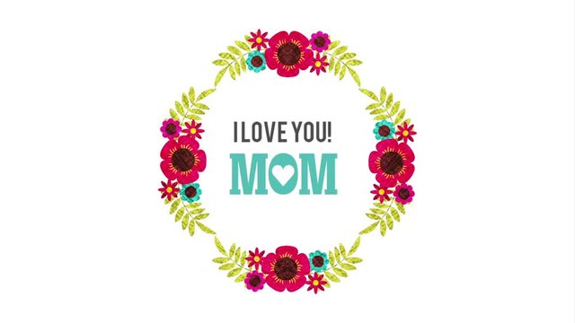 happy mother day , video animation