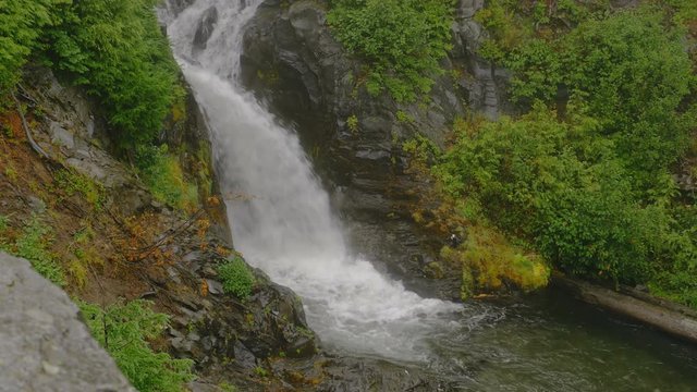 Narada Falls Initial Stream Mt Rainier National Park, WA