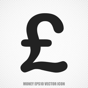 Money vector Pound icon. Modern flat design.