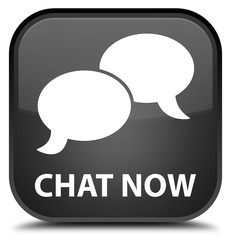 Chat now black square button