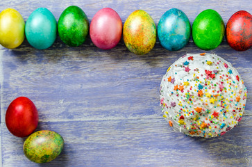 Bright Easter Eggs
