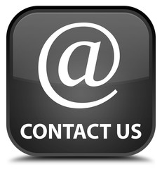 Contact us (email address icon) black square button