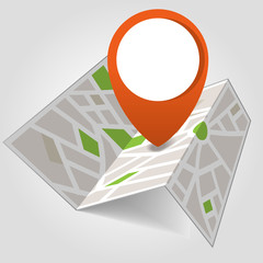 Isometric location map vector for your ideas