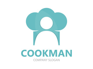 Vector chef and cooking logo design template.