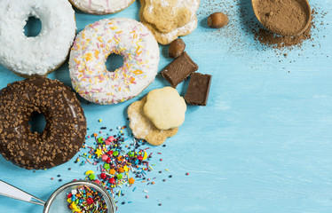 sweet breakfast on the table