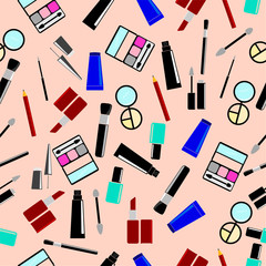Seamless background, Cosmetics