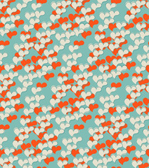 Abstract seamless pattern. Floral motif background, decoration d