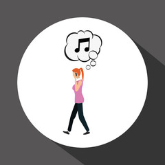 Technology design. social media icon. smartphone concept