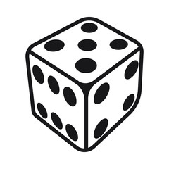 Dice game icon