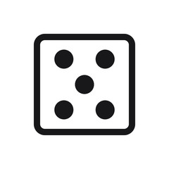 Dice game icon