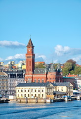 Fototapeta premium Ferry from Helsingor to Helsingborg (Denmark to Sweden)