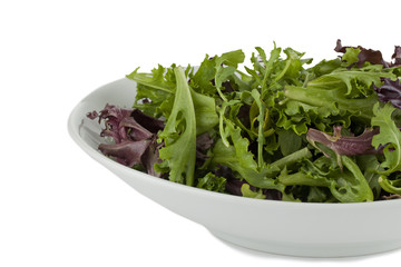 a bowl of green salad