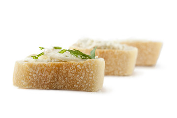 bread slices with butter