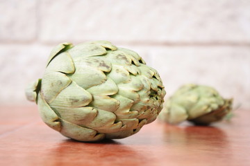 Obraz premium fresh Ripe Organic Artichokes