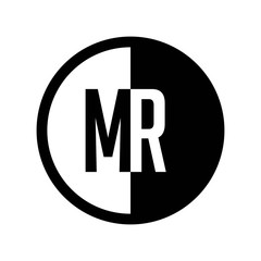 INITIAL CIRCLE HALF LOGO MR