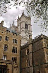 Fototapeta na wymiar westminster abtei in london