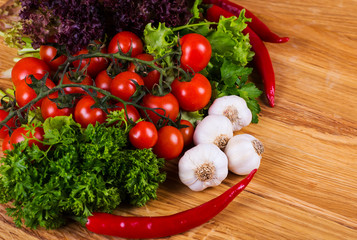organic food background Vegetables