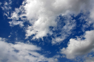 Fototapeta premium Clouds with blue skly