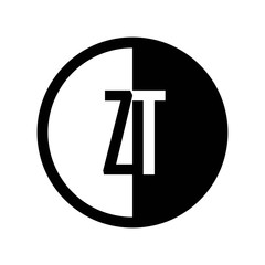 INITIAL CIRCLE HALF LOGO ZT