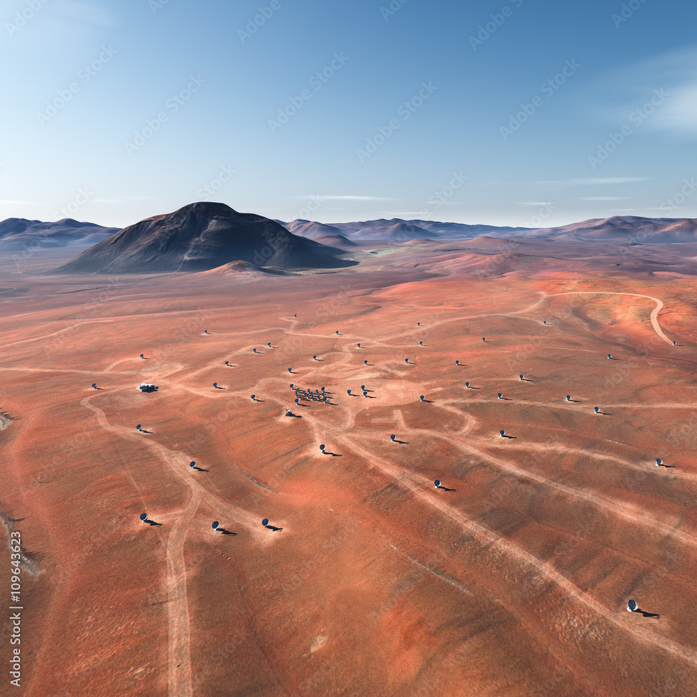 Poster mars surface. elements of this image furnished by nasa