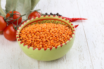 Red lentils