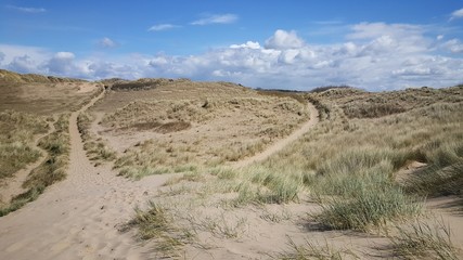 Formby dunes de sable