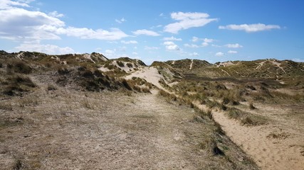 Formby dunes de sable