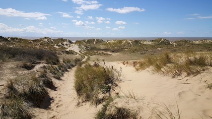 Formby dunes de sable