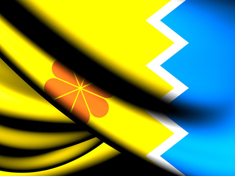 Flag of Vina Del Mar, Chile.