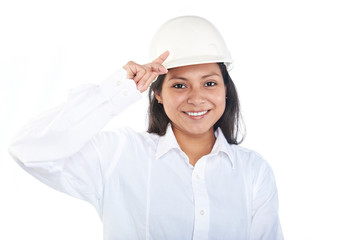 young engineer woman