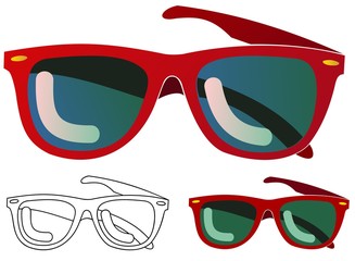 Generic plastic framed cheap sunglasses