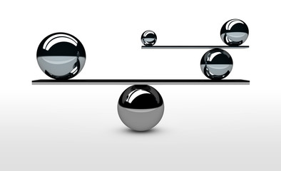 Balancing Perfect System Balance Concept