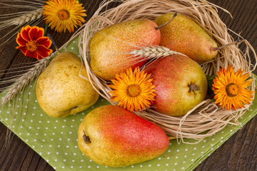 Pears Thanksgiving Day decoration