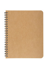 Book with spiral wire front cover