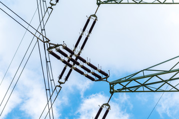 Element of the modern high powerlines