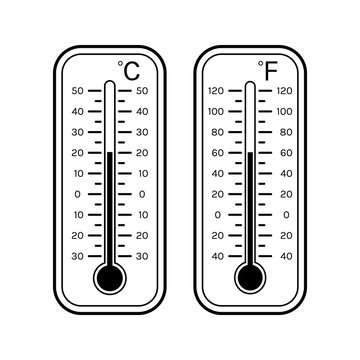 Indoor thermometers in Fahrenheit scale Stock Photo by ©magraphics