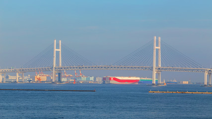 Fototapeta premium Yokohama Port in Yokohama, Japan