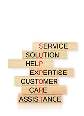 SUPPORT business concept words.