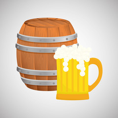 Beer design. brewery icon. beverage concept, vector illustration