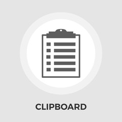 Clipboard Vector Flat Icon