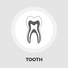 Tooth flat icon