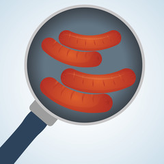 Grill design, bbq and menu concept, editable vector