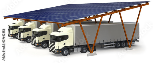 "LKW Solar Carport" Stockfotos Und Lizenzfreie Bilder Auf