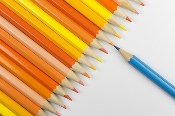 Crayons as background picture.