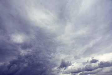 Obraz premium gloomy gray sky texture cloud