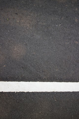 Asphalt road clear texture with white line