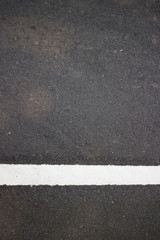 Fototapeta premium Asphalt road clear texture with white line
