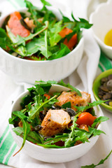 chicken  and pumpkin salad