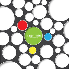 Circle abstract background
