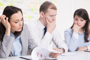 Fototapeta premium Businessman has to be creative